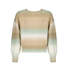 Kes dropped sleeve knited sweater gradient effect